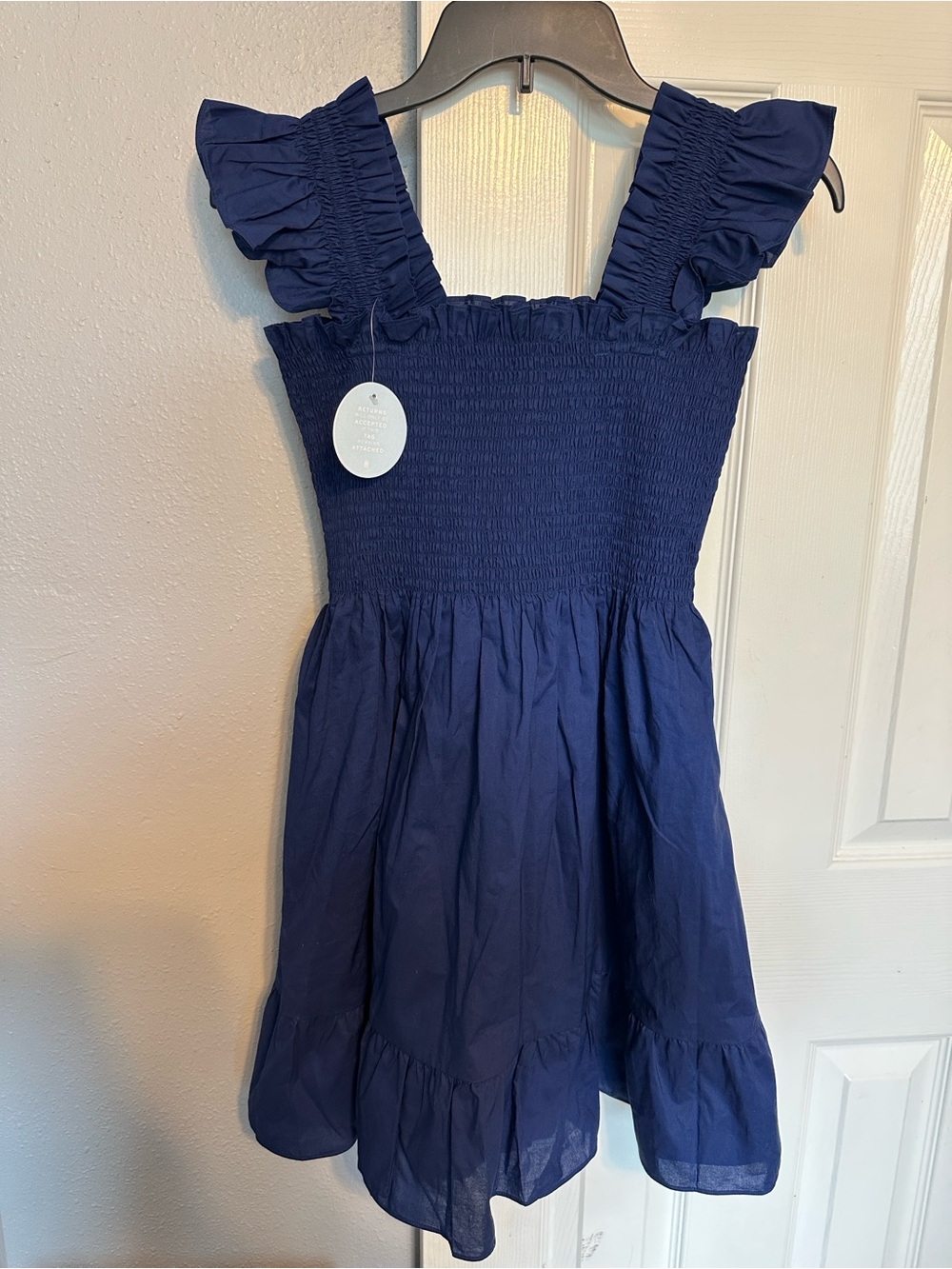 Hill House Home The Elizabeth Nap Dress - Navy Cotton